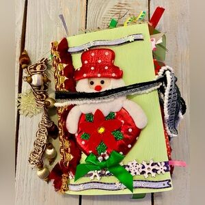 Handmade Snowman Christmas/Holiday Junk Journal